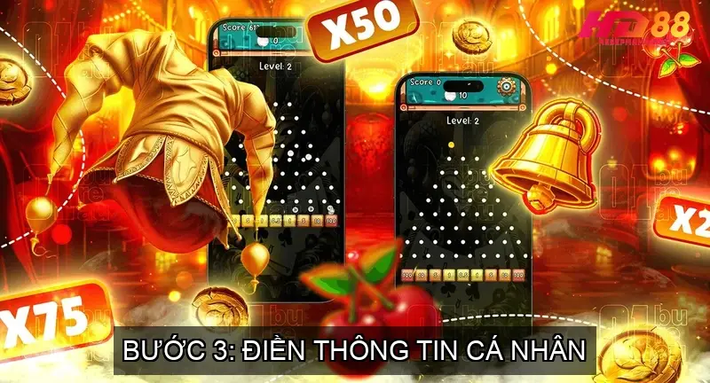 Hướng Dẫn Đăng Ký Nhà Cái HD88 Chi Tiết Từ A Đến Z 4 Điền Thông Tin Cá Nhân