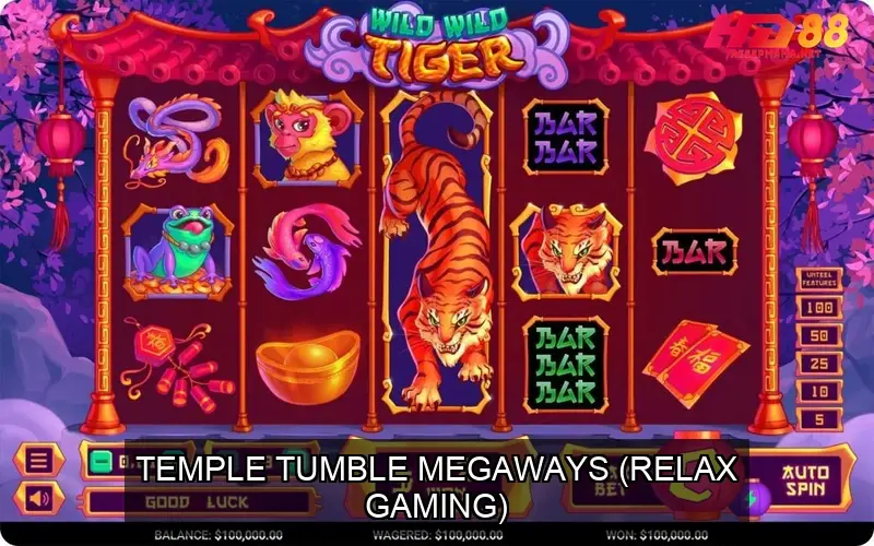 Top 5 Game Nổ Hũ Kho Báu Aztec Hấp Dẫn Nhất 5 Temple Tumble Megaways (Relax Gaming)